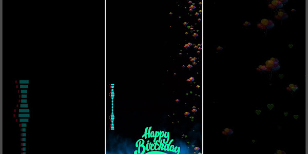 Happy birthday avee player template | Happy birthday black screen video effect | Green screen shot video effect