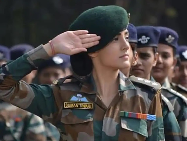 Indain army Girl Status