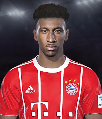 PES 2018 Kingsley Coman Face by Facemaker JuuanKaa1990