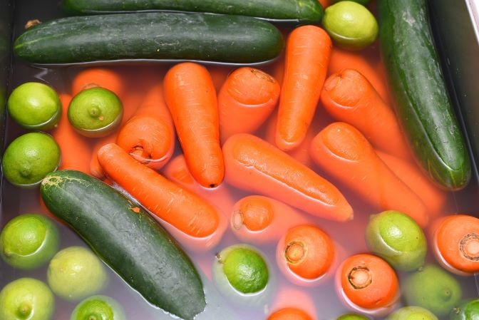 higienizar verduras