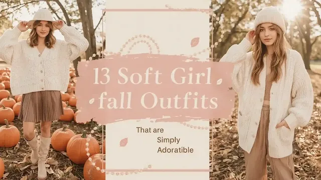 13 Soft Girl Fall Outfits That Are Simply Adorable 🍂