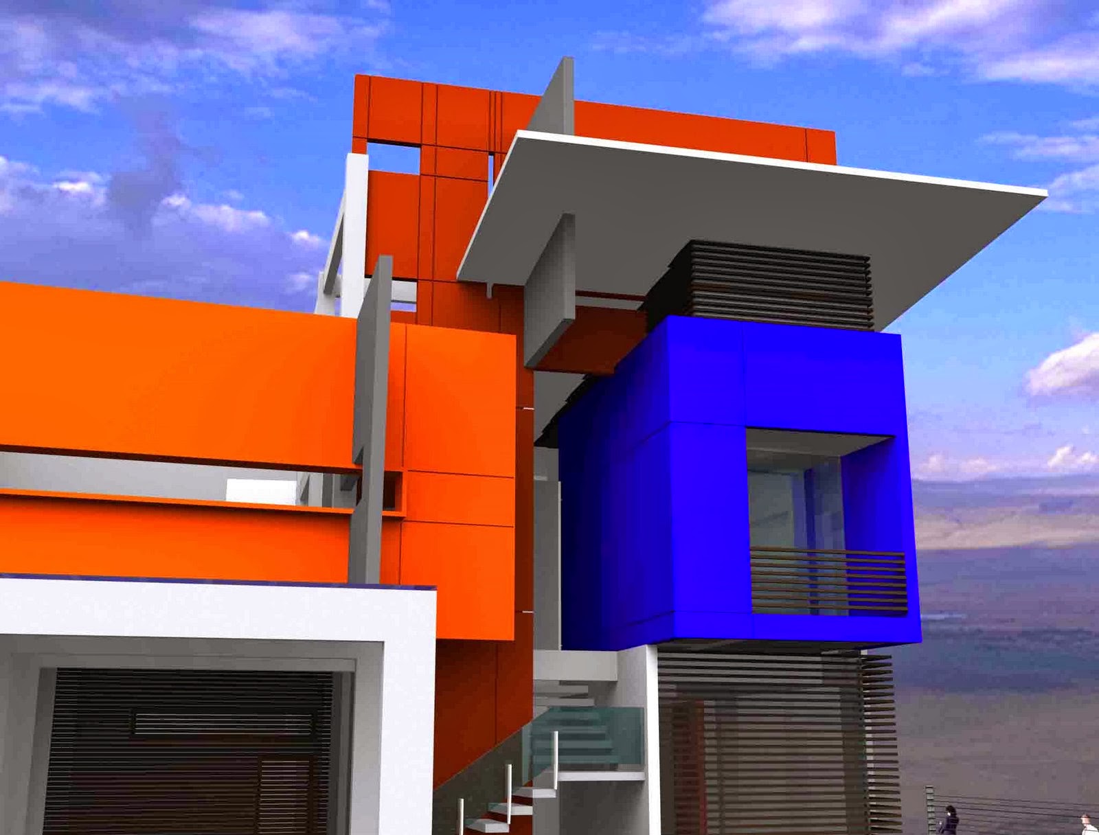Contoh Desain Rumah Minimalis Modern Dan Gratis Desain Denah