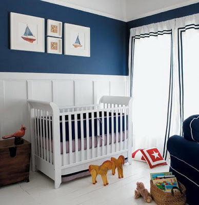 Exotic Minimalist Baby Room Nautical Themed Ideas