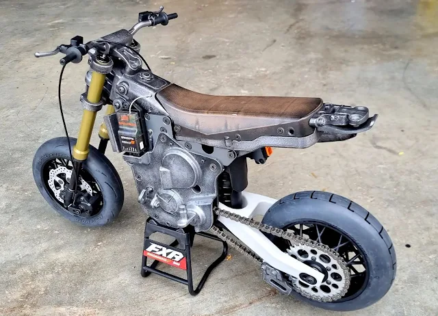 Dieselpunk Post Apocalypse Promoto MX with Proline Racing Supermoto WheelsTires - WiP by Danny Huynh Creations