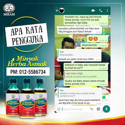 Testimoni Minyak Herba Asmak