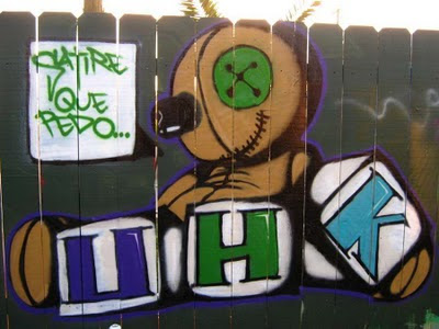 graffiti letter, graffiti font, UHK graffiti letter