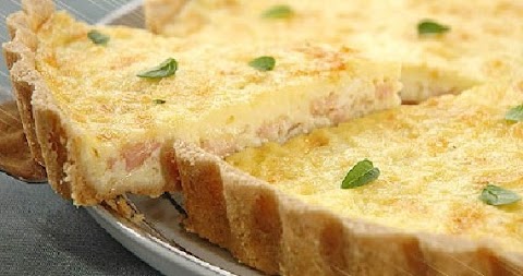 Quiche de peito de peru