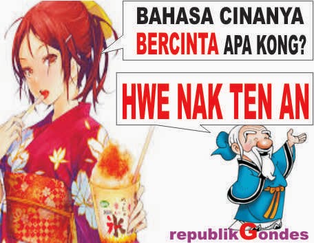 Plesetan Bahasa China Mandarin Gokil - Cerita Humor Lucu 