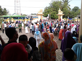 Dokumentasi Pemberangkatan jamaah haji Kecamatan Megang sakti