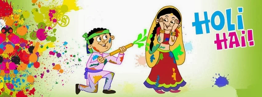 Happy-Holi-2014-HD-Facebook-timeline-cover-little-girl-and-boy