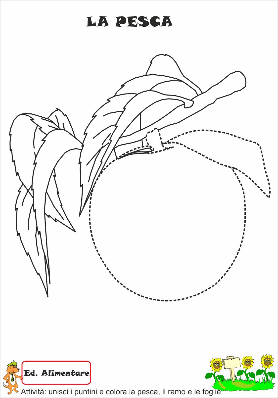 Disegni Di Frutta Da Colorare Disegni di frutta da colorare Cose Per Crescere