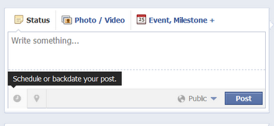 Schedule Facebook Page posts
