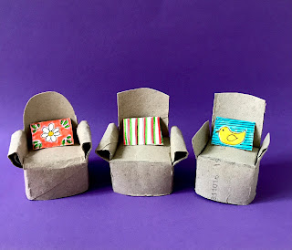 toilet paper roll armchairs