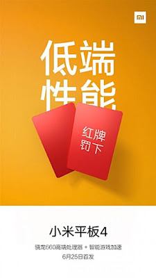 Mi Pad 4, chipset, weibo,kamera, spesifikasi Mi Pad 4