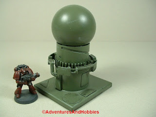 War game terrain industrial equipment for 25 to 28 mm scale miniature gaming.