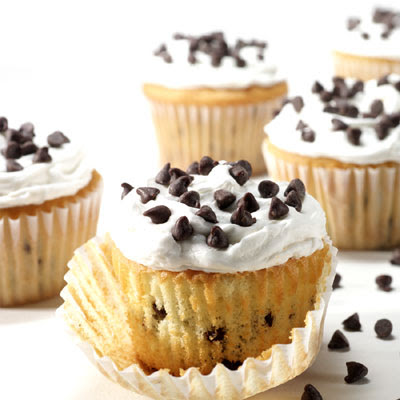 Dalmatian Chocolate Cupcake