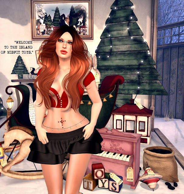 lushish catz,maggie top,ruffled skirt