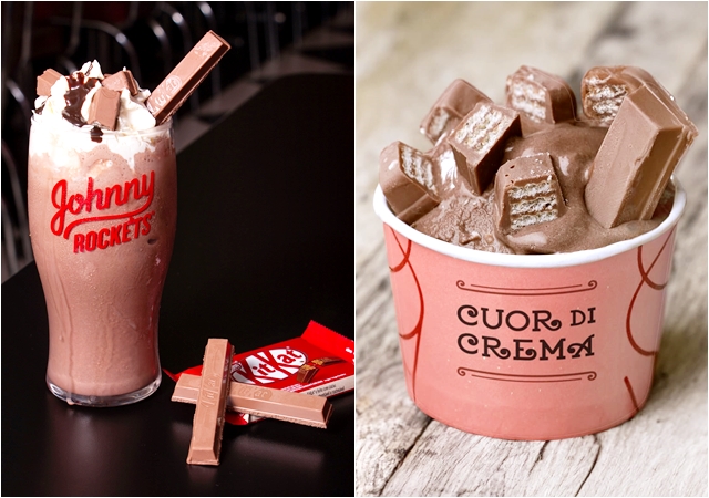 COMER & BEBER: Invasão Kit Kat, lançado gelato e milkshake com o chocolate