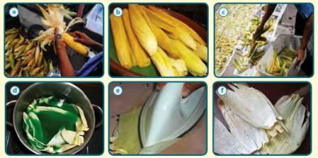 Membuat Undangan  dari  Kulit Jagung Berkarya Kerajinan  dari  