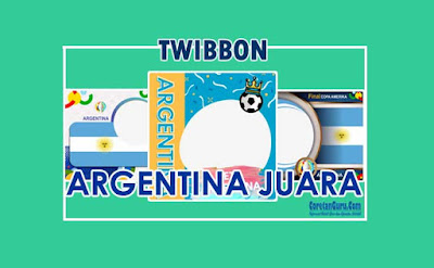 twibbon argentina juara copa