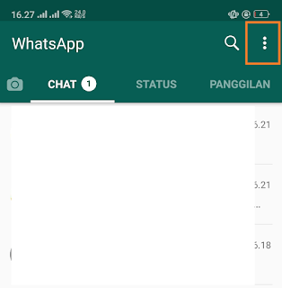 Buka Whatsapp (WA) yang ada di smartphone.