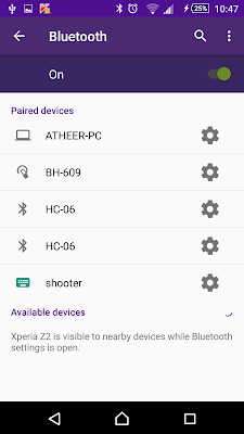 Turn ON-OFF electric appliance using Arduino bluetooth HC-06