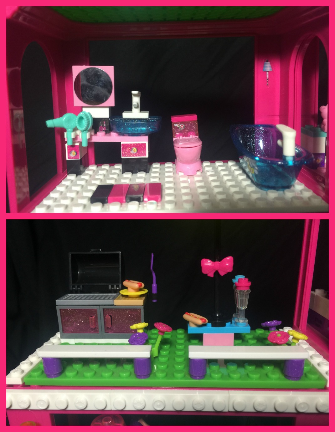 Mega Bloks Barbie Build 'n Play Fab Mansion