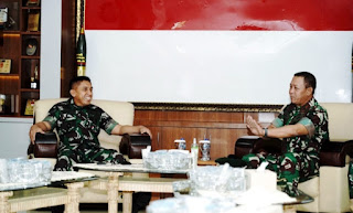 Pangdam Hasanuddin Terima Audiensi Pangdivif-3/Kostrad, Ini yang dibahas