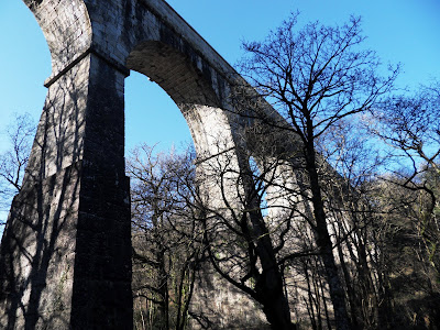 Luxulyan Valley viaduct and aqueduct Cornwall