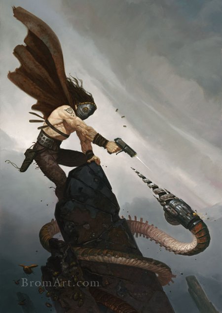 Gerald Brom ilustrações fantasia sombria macabra gótica