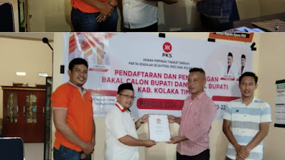 PKS Koltim Buka Pendaftaran dan Penjaringan Cabup dan Cawabup, 3 Calon Telah Mendaftar