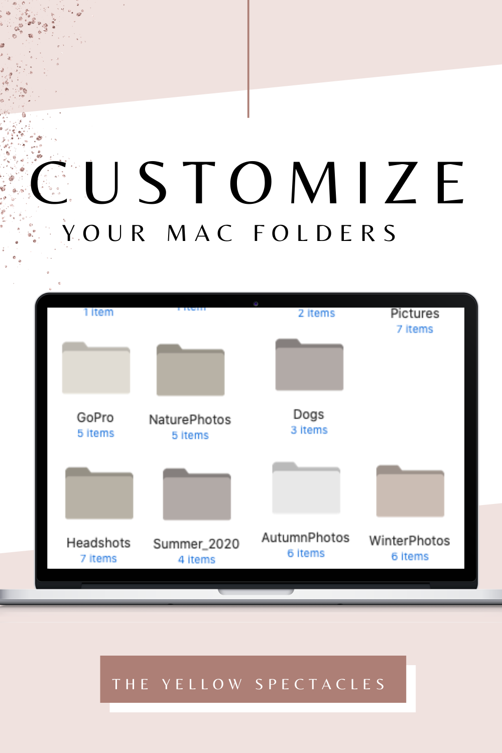 Customize those blue Mac Folders into Aesthetically Pleasing Folder Colors