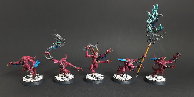 Start Collecting! Tzeentch Daemons painted with Citadel Contrast for Warhammer 40k