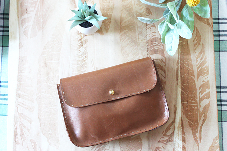 Leather Belt Bag // Kelly Waist Bag Sewing Pattern Review