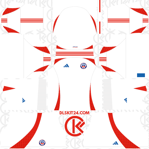 Chile Kits 2025-2026 Copa America Released Adidas - Dream League Soccer (Away)
