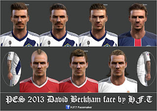 Facepack David Beckham 2016 Pes 2013 by H.F.T