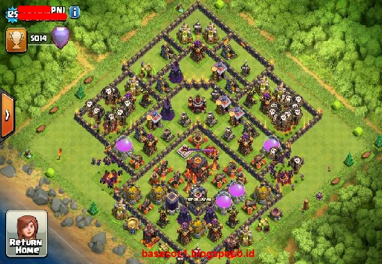 Kumpulan Gambar Base COC TH 10 Terbaik Terbaru