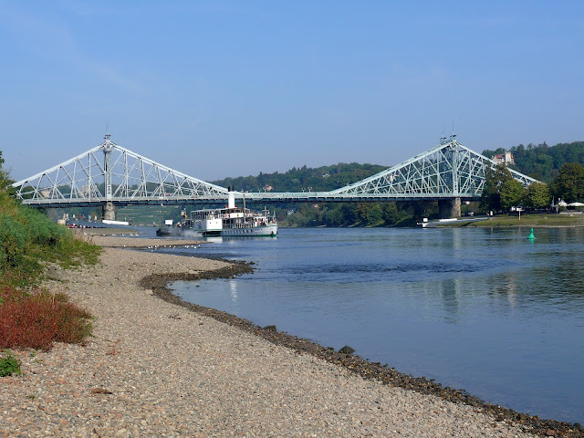 Brug Das Blaue Wunder bij Dresden