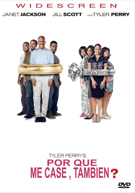 ¿Por qué Me Casé ... también?
9a Pelicula de Tyler Perry. La excelente escritora y psiquiatra Patricia (Janet Jackson) ayuda a sus pacientes a resolver todo tipo de conflictos, sin embargo no es capaz de hacer frente a los que rodean a su matrimonio… Ella, su marido y otras 3 parejas de casados se reunen todos los años para divertirse y ver en que puntos se encuentran sus relaciones. Esta vez, viajan a las Bahamas. Lo que prometía ser un idílico viaje se tuerce al aparecer el ex de una de ellas, dispuesto a recuperarla.