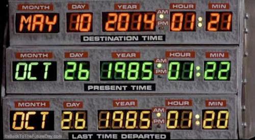 Keeping an eye out for Marty McFly today...