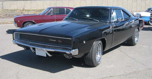 This was the case of 1968 Dodge Charger for sale the car explodes on stage