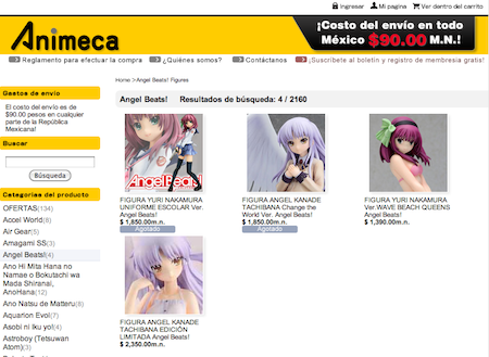 FIGURAS Angel Beats!