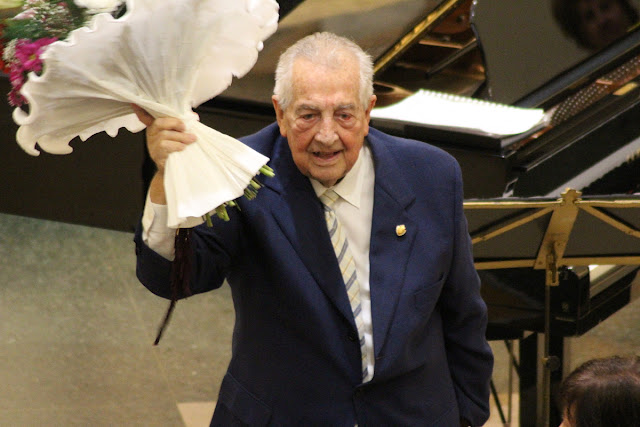José Luis Maturana Echevarría, el día que recibió el reconocimiento como presidente de honor, en 2015