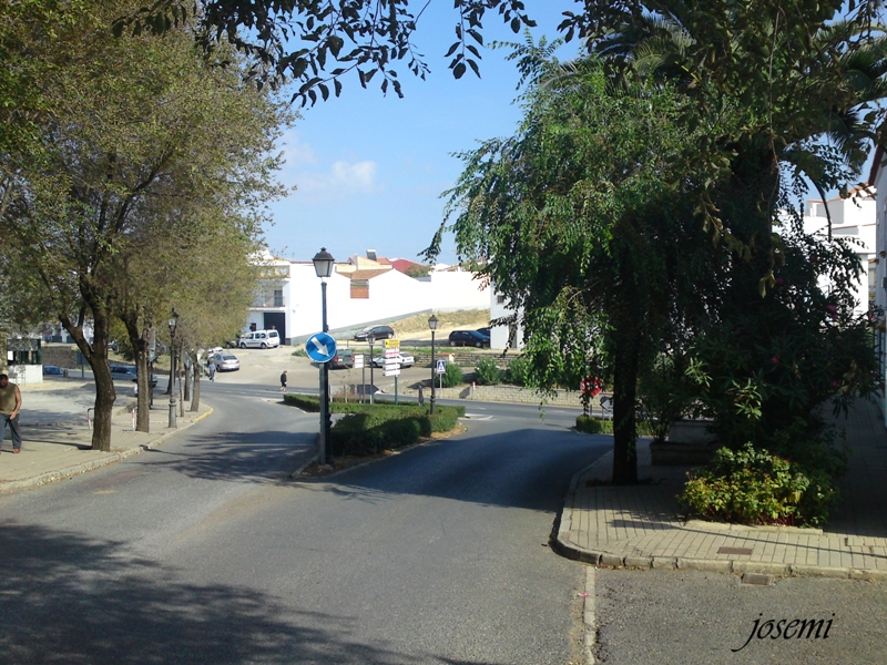 Cruce de la carretera Nacional Huelva - Lisboa