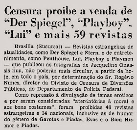 censura decada de 70; anos 70; decada de 70; oswaldo hernandez