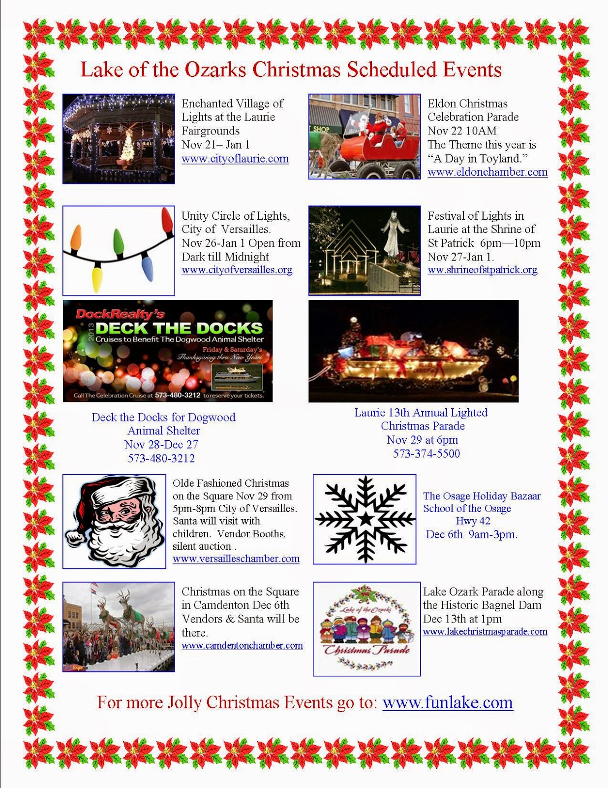 Christmas Scheduled Events