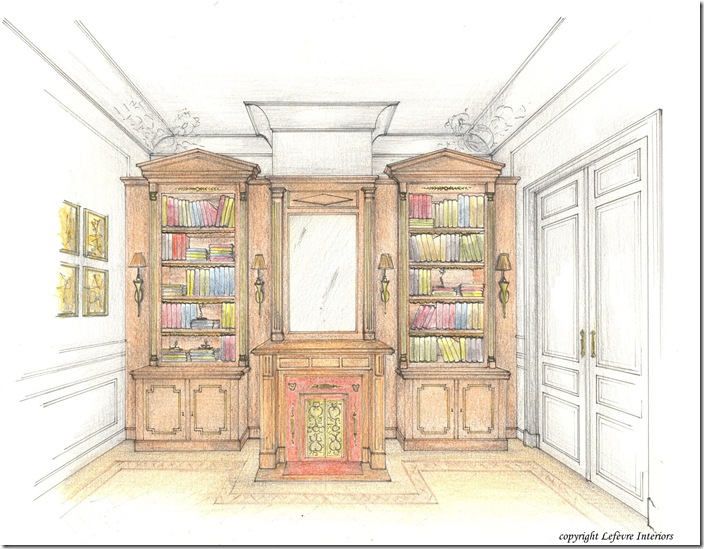 Lefèvre Interiors design sketch