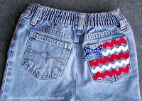 flag shorts