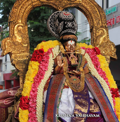 Sri Parthasarathy Perumal, Vedanthachar, Vedanthadesikar,Satrumurai Purappadu, Thiruvallikeni, Parthasarathy Perumal, Triplicane,