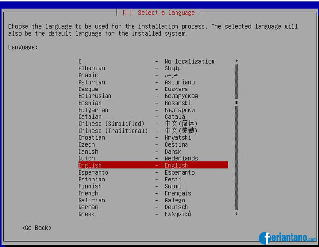 Cara Install Debian 6 Squeeze Berbasis Text CLI Lengkap Dengan Gambar - Feriantano.com